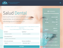 Tablet Screenshot of dentistaelsalvador.com